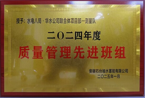 石臺(tái)抽水蓄能電站C2標(biāo)測量隊(duì)榮獲業(yè)主質(zhì)量先進(jìn)表彰.jpg